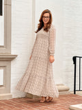 Womens Paisley Maxi Dress (Plus Sizes Available)