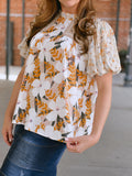 CLEARANCE! Womens Contrast Top (Plus Sizes Available)